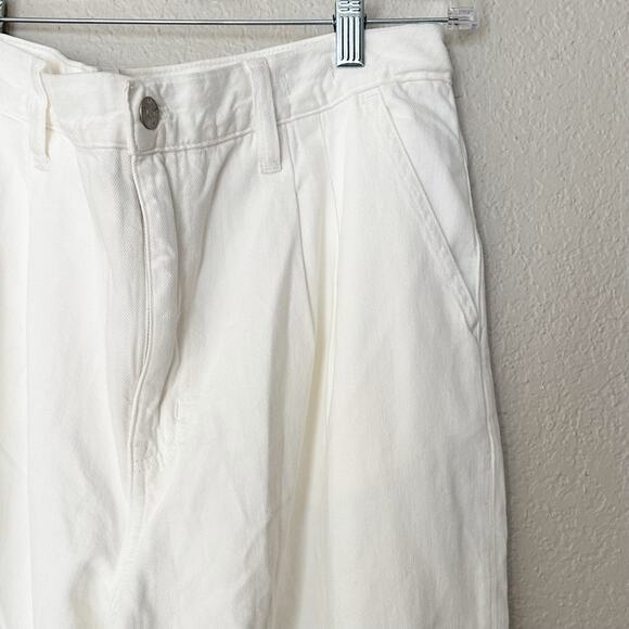 Madewell The Harlow Wide-Leg Jeans White Size 32‎ - Picture 4 of 10